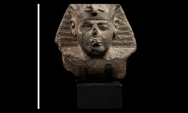 Ancient Egyptian statue on sale at Christie's - social media