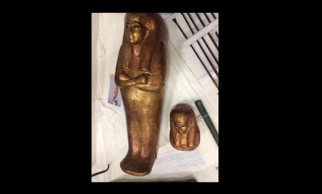The small coffins found inside Tutankhamun's tomb - social media