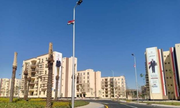 FILE – Houses built by the Egyptian government 