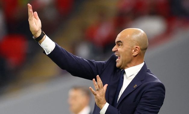 Belgium coach Roberto Martinez reacts REUTERS/Kai Pfaffenbach