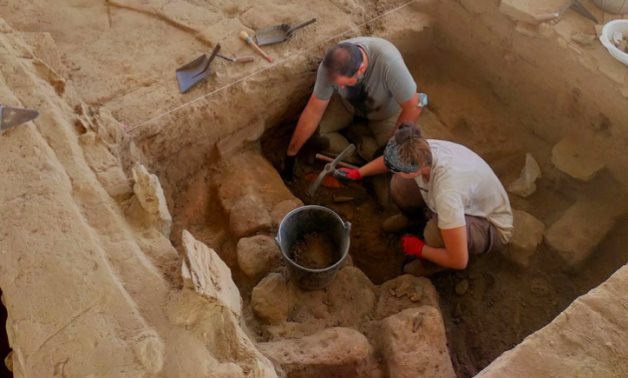A team of archeologists excavates the Iron Age site at the Cerro de San Vicente in Salamanca, Spain in August. UNIVERSIDAD DE SALAMANCA