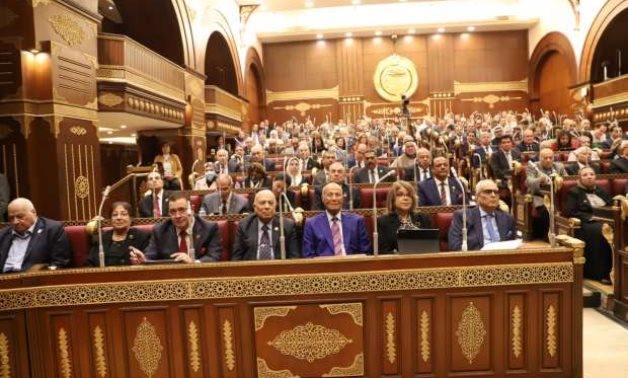 Egyptian Senate plenary session on November 27, 2022. Press Photo
