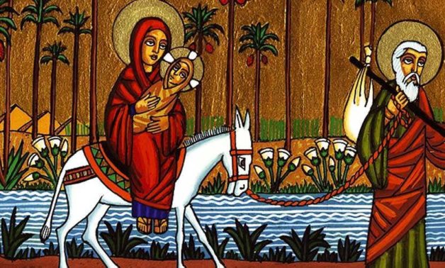Picture illustrating Holy Family's Journey in Egypt - social media
