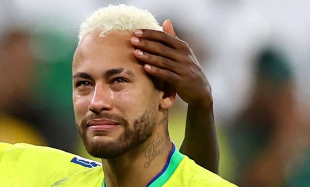 Brazil's Neymar looks dejected after losing the penalty shootout REUTERS/Hannah Mckay
