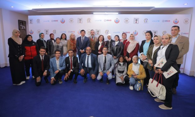 Ceremony held to celebrate the outcomes of ‘Creating an Enabling Environment for Adolescent Girls in Egypt’ by UNICEF and USAID on December 13, 2022. Press Photo