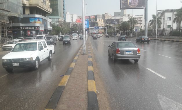 File photo of rain in Giza 