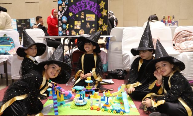 File: More than 400 students from 9 Egyptian governorates let their imaginations run wild and participated in the first Lego League Discover Championship at the Grand Egyptian Museum.