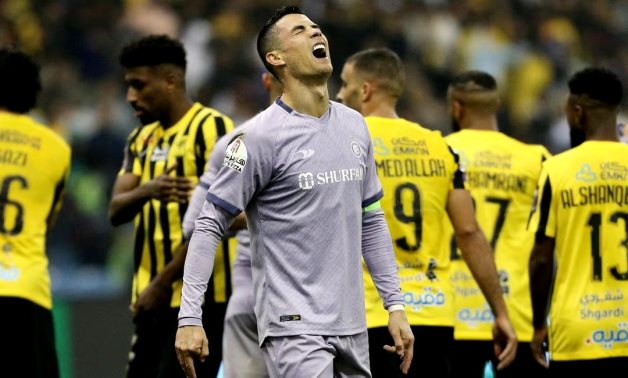 Al Nassr's Cristiano Ronaldo reacts REUTERS/Ahmed Yosri