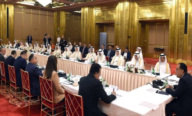 During the premier's meeting with members of the Qatari Chamber and the Qatari Businessmen Association during his current visit to Doha.
