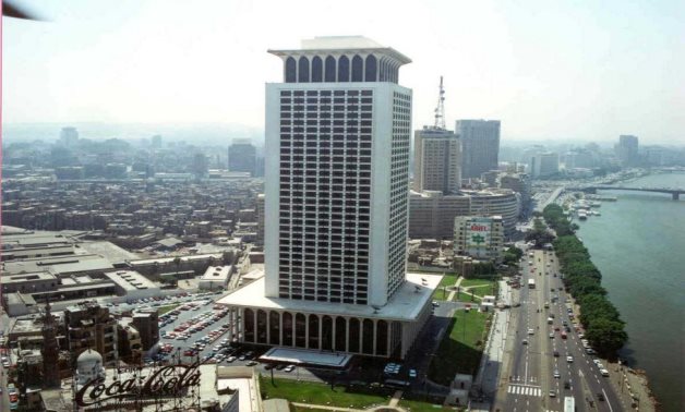 FILE - Headquarters of Egypt's Ministry of Foreign Affairs 