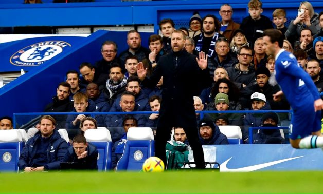 Chelsea manager Graham Potter reacts Action Images via Reuters/Peter Cziborra