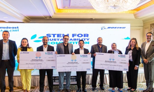 Amideast and Boeing announce the winners of the STEM for Sustainability start-up competition in Egypt