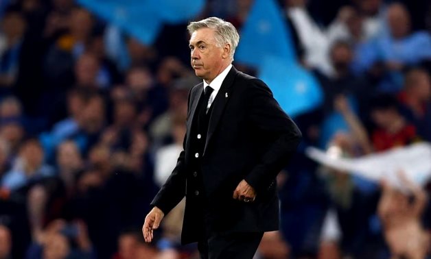 Real Madrid coach Carlo Ancelotti looks dejected after the match REUTERS/Molly Darlington