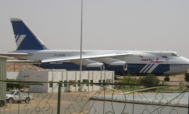  AN-124 emergency landing at Dongola Airport in Sudan- CC via Wikimedia