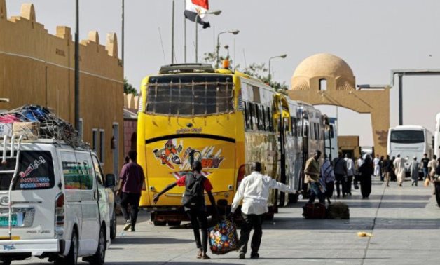 Qastel border crossing between Egypt and Sudan - press photo