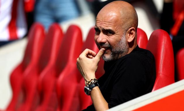 Manchester City manager Pep Guardiola before the match Action Images via Reuters/Matthew Childs/File Photo