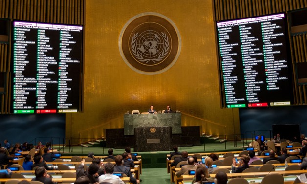  UN General Assembly voting on a resolution calling for an end to the U.S. economic, commercial and financial embargo on Cuba - UN Photo - Cia Pak