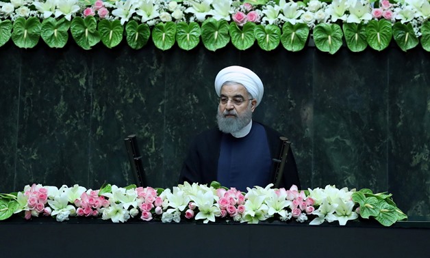 Iranian president Hassan Rouhani attends his swearing-in ceremony for a further term, at the parliament in Tehran, Iran, August 5, 2017. President.ir/Handout via REUTERS