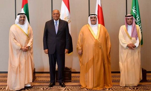  Arab Quartet meeting in Manama in July 2017 - Press photo