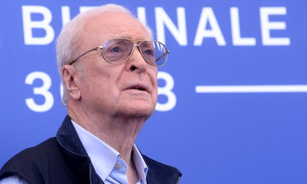 Michael Caine at the Venice film festival, where he is presenting "My Generation", the actor's recollections of the swinging London of the 1960s-AFP / Filippo MONTEFORTE