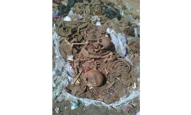 Bones and skulls found in landfills at Qousseya Village, Asyut governorate – Haitham El Badry