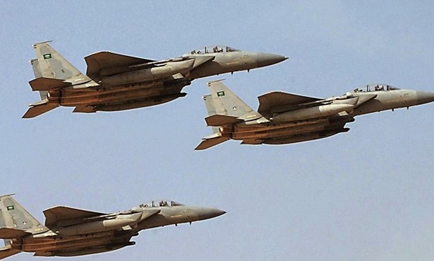 FILE: Arab coalition fighter jets 