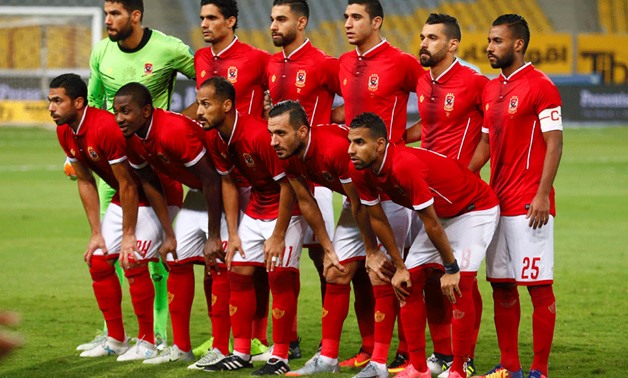 Al-Ahly winning the Egyptian League last season - Reuters 