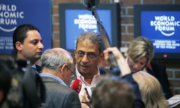 Amr Mousa in the the World Economic Forum annual meeting 2007