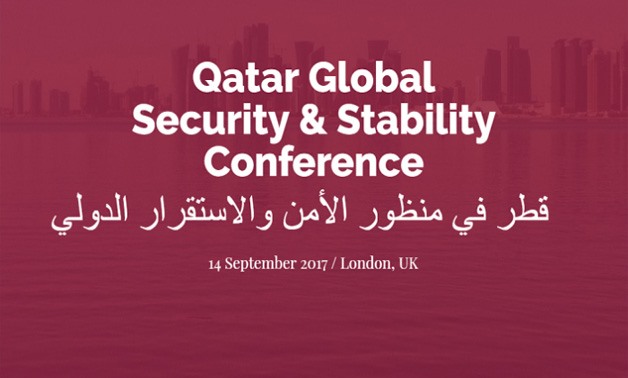 Qatar global security, stability Conference in London - press photo