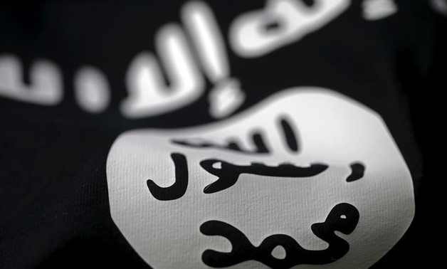 The Islamic black flag that the IS is known by nowadays - Reuters

