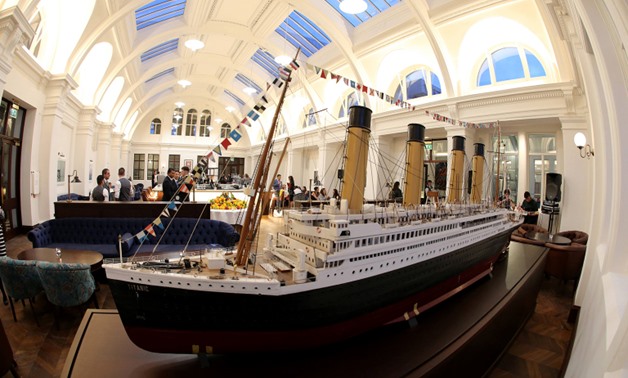 Titanic Hotel Belfast Drawing Room. — Pictures courtesy of Titanic Hotel Belfast via AFP-Relaxnews