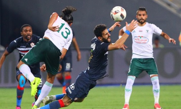 Zamalek SC vs Al Masry from a previous match, File photo from superkora.football