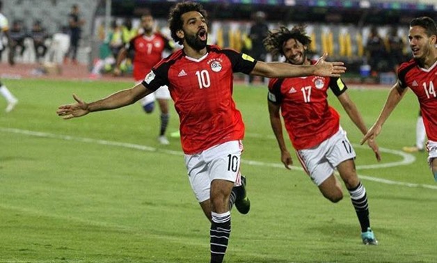 Egyptian National Team – press courtesy image Mohamed Salah official Twitter account 