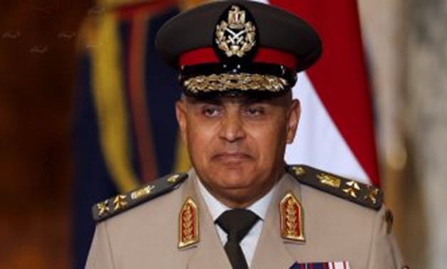 FILE - Egypt's Defense Minister Sedqi Sobhi