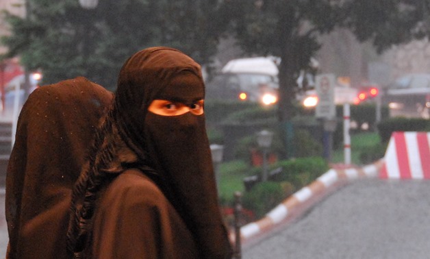 Niqabi woman – file photo