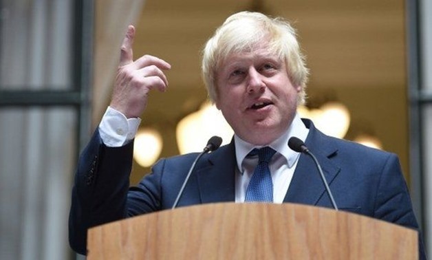 British Foreign Secretary Boris Johnson - Press Photo