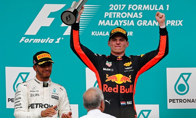 Max Vertsappen and Lewis Hamilton – Press image courtesy Reuters