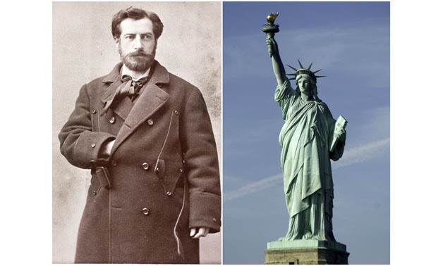 Frederic Auguste Bartholdi & the Statue of Liberty, both courtesy of Wikimedia
