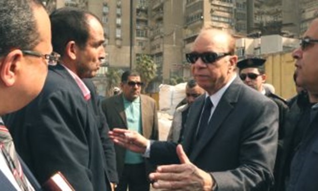 Cairo Governor Atef Abdel Hamid in a field visit – File Photo 