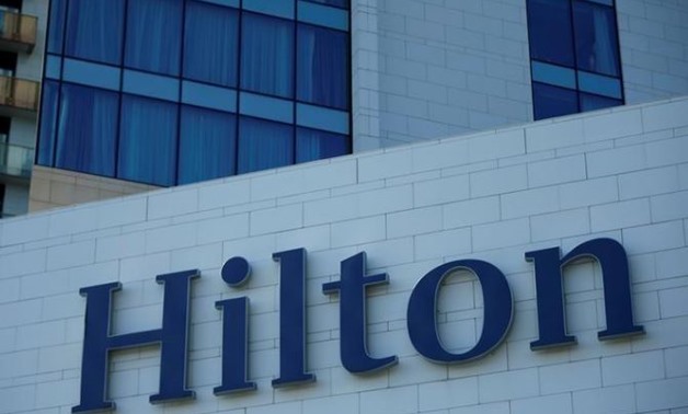 The logo of Hilton hotel is seen in Batumi, Georgia, May 2, 2016. REUTERS/David Mdzinarishvili