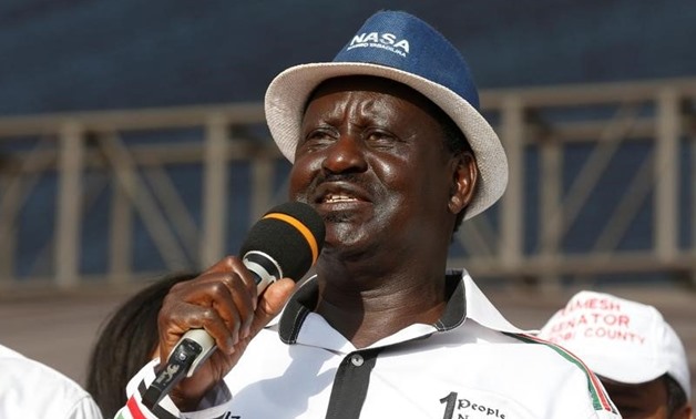  Kenyan opposition leader Raila Odinga in Nairobi, Kenya, July 7, 2017. REUTERS