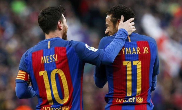 Lionel Messi and Neymar - Reuters