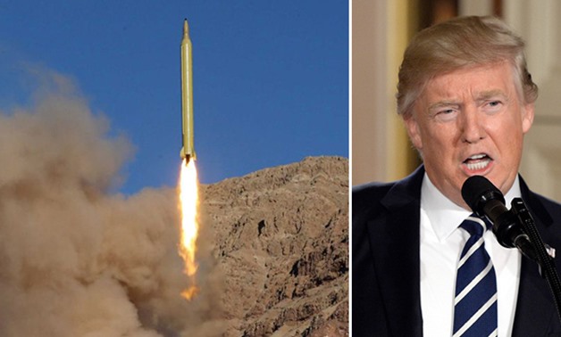 President Trump and an Iranian ballistic missile test - Reuters