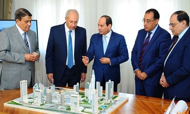 Chairperson of the New Administrative Capital for Urban Development Ahmad Zaki Abdeen (L) – Press Photo