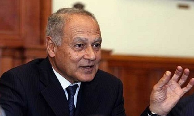FILE - Arab League Secretary General Ahmed Abul Gheit