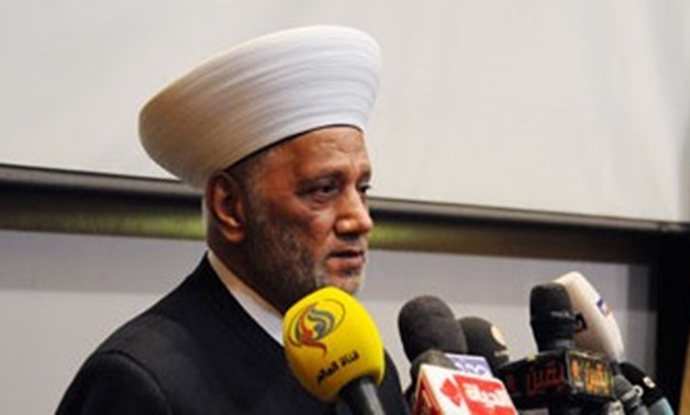 The Grand Mufti of Lebanon Sheikh Abdellatif Derian – File Photo
