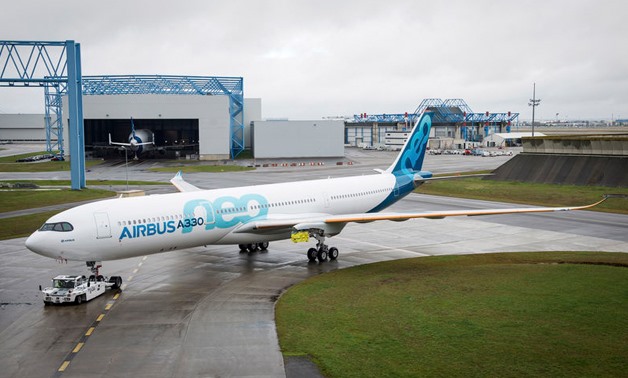 The 'A330neo' that rolled out for the first time from Airbus’ Toulouse, France paint shop on 23 December 2016 – Photo courtesy of DOUMENJOU Alexandre/Masterfilm