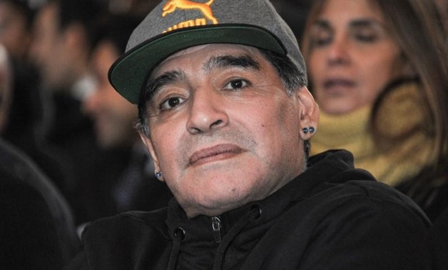 Argentinian soccer legend Diego Armando Maradona attends the Italian soccer Hall of Fame 2017 event in Florence, Italy, January 17, 2017. REUTERS