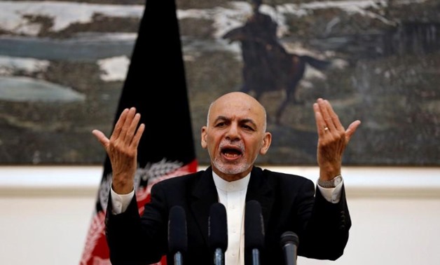 Afghanistan's President Ashraf Ghani speaks during a news conference in Kabul, Afghanistan July 11, 2016. REUTERS/Omar Sobhani
