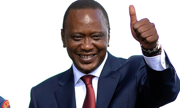 Kenyan President Uhuru Kenyatta - Press Photo